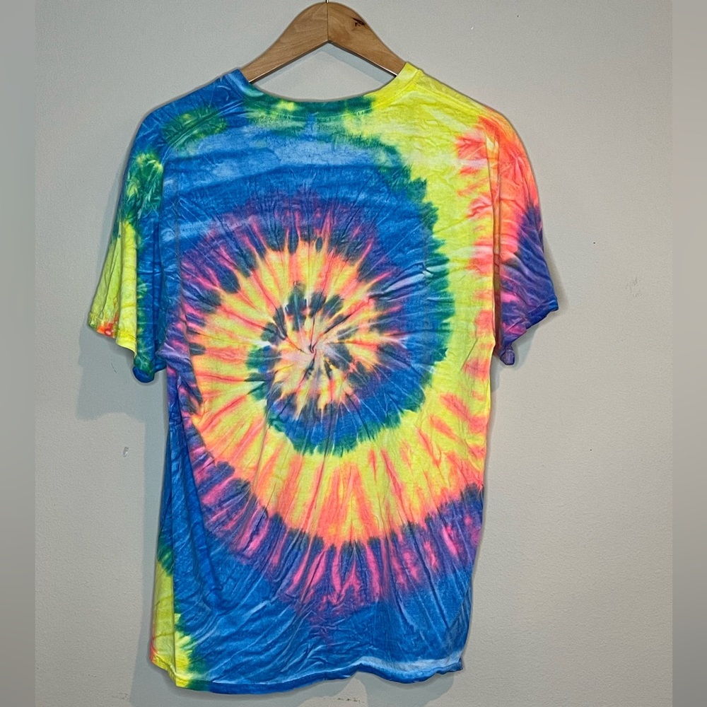 Tie die “Get Schwifty” Rick and Morty shirt Size Large - Picture 2 of 3